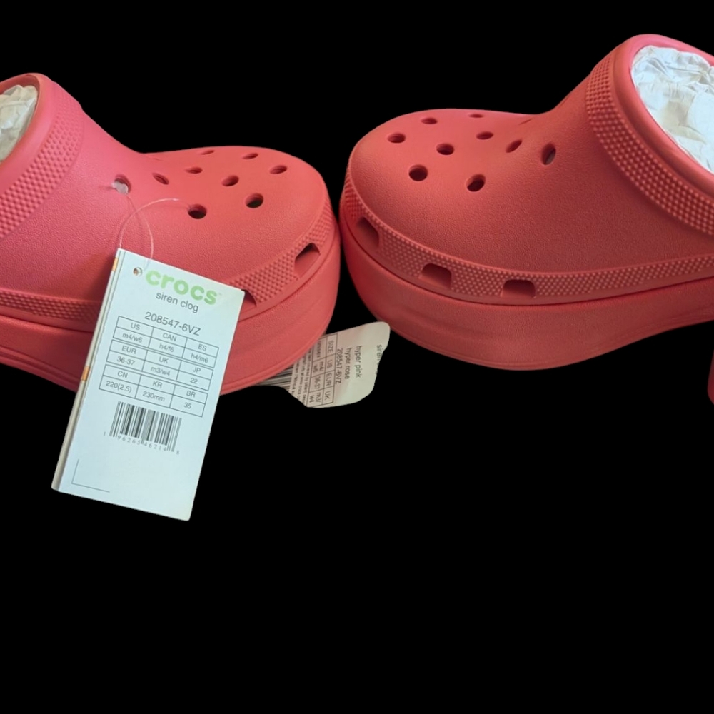 Crocs Pink Mules & Clogs/Barbie Pink!